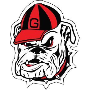 Georgia Bulldogs Magnet (BULLDOG HEAD MAGNET (3",4",6",12"), 6 in)