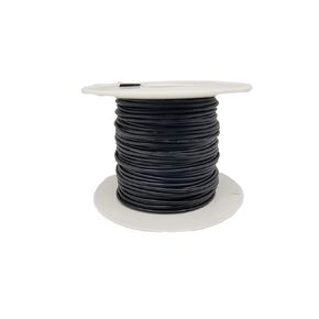 100ft 22 AWG Solid Copper Wire -TINNED - UL1007 Rated Hook-Up Primary Power Wiring for Breadboards, DIY Electronics, and Prototypes with Red PVC Insulation - Economy Bag