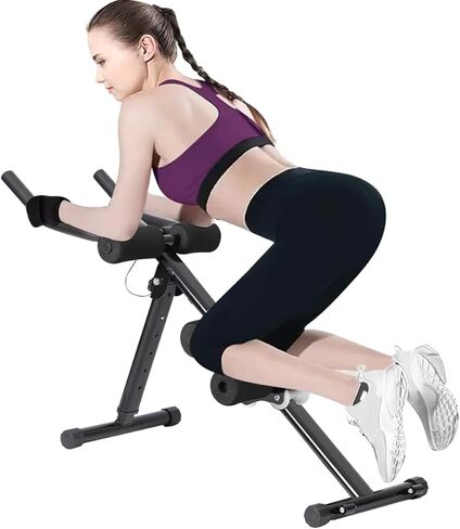 Panana Fitness ab Machine AB Workout Equipment Adjustable ab Trainer Foldable Ab Waist Trainer for Stomach Workout Exercise Home Gym in Kuwait