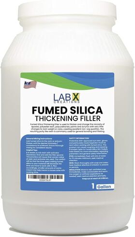 LXC FUMED SILICA مسحوق أبيض فائق القوة، 1 جالون للإيبوكسي، البوليستر، راتنج الألياف الزجاجية، لاصق، أنظمة الطلاء، عامل سماكة، مانع التسرب، سيليكون، محب للماء، ذبابة الصيد العائمة in Saudi Arabia