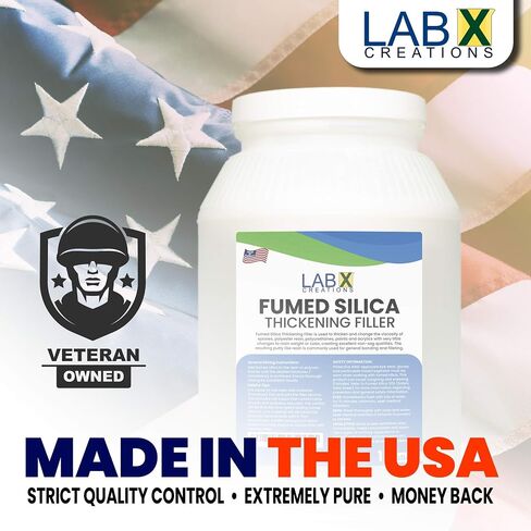 LXC FUMED SILICA مسحوق أبيض فائق القوة، 1 جالون للإيبوكسي، البوليستر، راتنج الألياف الزجاجية، لاصق، أنظمة الطلاء، عامل سماكة، مانع التسرب، سيليكون، محب للماء، ذبابة الصيد العائمة in Saudi Arabia