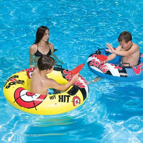 أنبوب حمام السباحة بامب آند سكويرت من بول ماستر مع أداة سكويرتر، أصفر in Kuwait