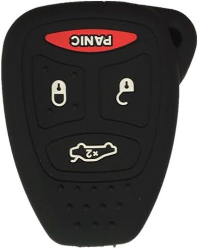 Black and Navy Blue Silicone Rubber Keyless Entry Remote Key Fob Case Skin Cover Protector fit for 2006 2007 MITSUBISHI Raider in Saudi Arabia