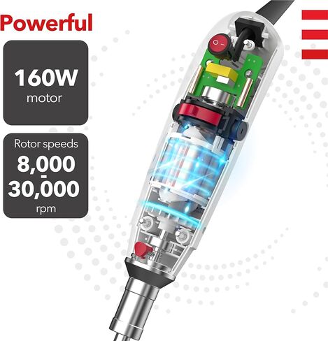 4E's USA جهاز تجانس محمول باليد مع حامل، مستوى 10 سرعات من 8000 إلى 30000 دورة في الدقيقة، مسبار 316L من الفولاذ المقاوم للصدأ 10 مم لعينة 1 مل إلى 250 مل، أقصى لزوجة 5000 مللي باسكال in Kuwait