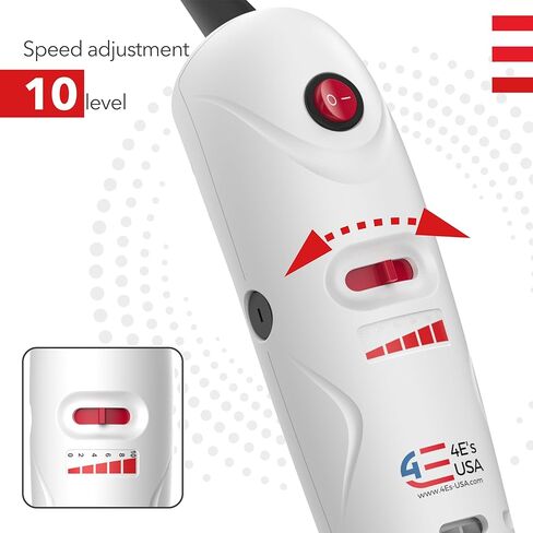 4E's USA جهاز تجانس محمول باليد مع حامل، مستوى 10 سرعات من 8000 إلى 30000 دورة في الدقيقة، مسبار 316L من الفولاذ المقاوم للصدأ 10 مم لعينة 1 مل إلى 250 مل، أقصى لزوجة 5000 مللي باسكال in Kuwait