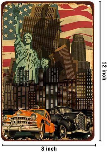 AOYEGO Gas Station Tin Sign,Electric Gas Oil Auto Vintage Metal Tin Signs for Cafes Bars Pubs Shop Wall Decorative Funny Retro Signs for Men Women 8x12 Inch in Saudi Arabia