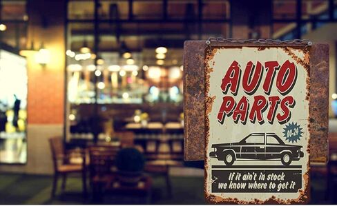 AOYEGO Gas Station Tin Sign,Electric Gas Oil Auto Vintage Metal Tin Signs for Cafes Bars Pubs Shop Wall Decorative Funny Retro Signs for Men Women 8x12 Inch in Kuwait