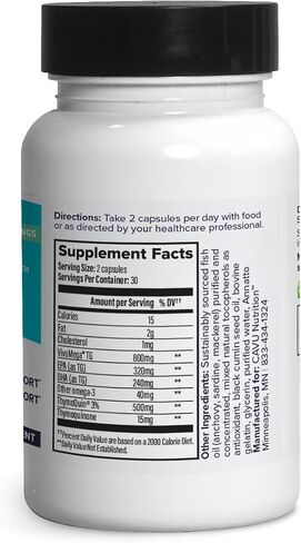 OmegaQuin Cold-Pressed Black Seed Oil Plus Vivo-Mega Fish Oil Synergy in Saudi Arabia