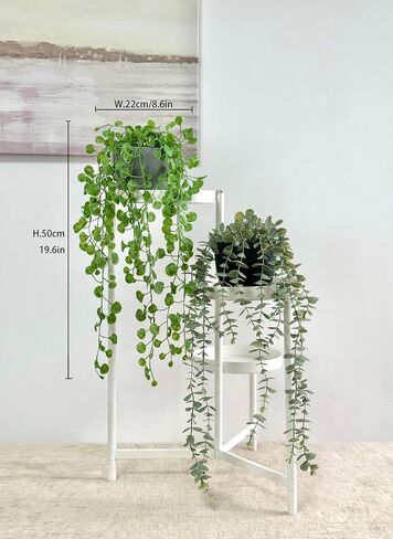 Artificial Hanging Plants Fake Plants with Pot and Hook for Home Indoor Outdoor décor (Eucalyptus) in Saudi Arabia