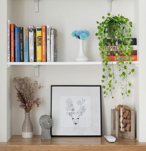 Artificial Hanging Plants Fake Plants with Pot and Hook for Home Indoor Outdoor décor (Eucalyptus) in Saudi Arabia