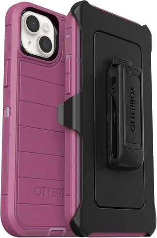 OtterBox Defender Series Screenless Edition Case for iPhone 14 Plus (Only) - Case Only - Microbial Defense Protection - Non-Retail Packaging - (Black) in Saudi Arabia