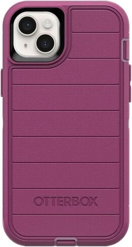 OtterBox Defender Series Screenless Edition Case for iPhone 14 Plus (Only) - Case Only - Microbial Defense Protection - Non-Retail Packaging - (Black) in Saudi Arabia