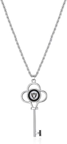 NFL Key Logo Necklace | Sports Fan Jewelry Gift | Fashion Jewelry | Birthday & Holiday Gifts for Women and Girls in Saudi Arabia