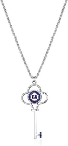 NFL Key Logo Necklace | Sports Fan Jewelry Gift | Fashion Jewelry | Birthday & Holiday Gifts for Women and Girls in Saudi Arabia