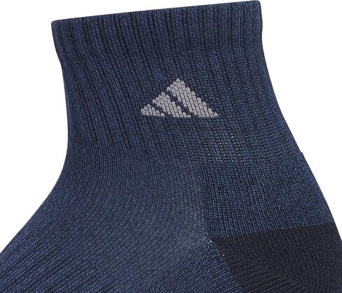 adidas Men's Cushioned Quarter Socks Above The Ankle Fit with Arch Compression (3-Pair) in Saudi Arabia