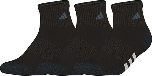 adidas Men's Cushioned Quarter Socks Above The Ankle Fit with Arch Compression (3-Pair) in Saudi Arabia