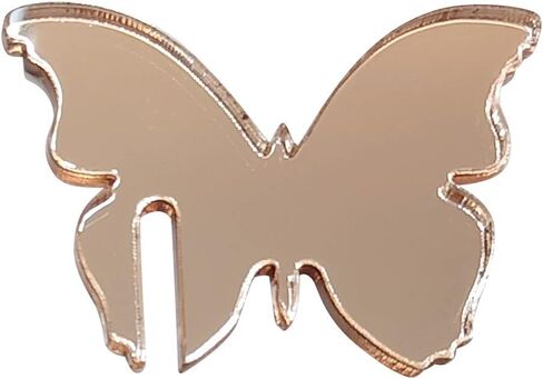 20pcs of Acrylic Drink Markers,Mirrored Butterfly Champagne Glass Markers,Blank Wedding Drink Charm,DIY Butterfly Place Names Wedding Favours in Saudi Arabia