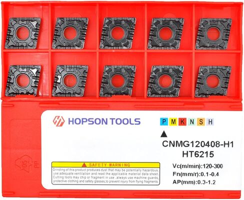 Carbide Turning Inserts CNMG 432 Cnmg120408 for Finishing Cutting Steel, Cnmg insert for Lathe Turning Tools, 10 PCS. in Saudi Arabia