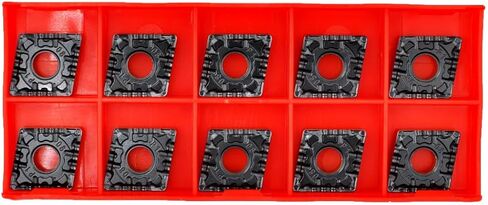 Carbide Turning Inserts CNMG 432 Cnmg120408 for Finishing Cutting Steel, Cnmg insert for Lathe Turning Tools, 10 PCS. in Saudi Arabia