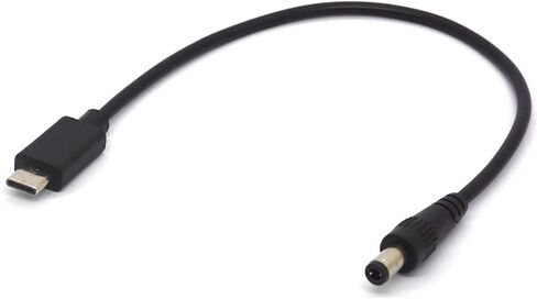 وصلة كابل من النوع C إلى DC - سلك شحن مقبس الطاقة USB C إلى 5.5 2.5 مم (أنثى DC) in Kuwait