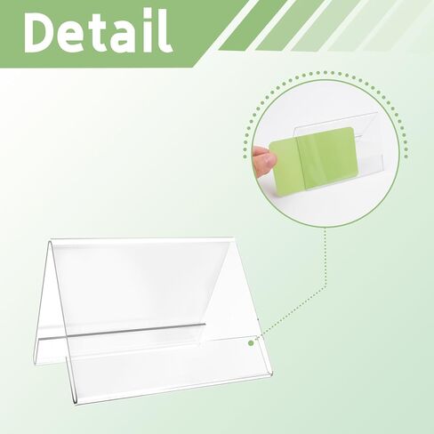 10 PCS Acrylic Table Tent Sign with 20 PCS Cards Coffee and Tea Sign Beverage Table Display Tent Signs Beverage Sign Set for Party Buffet Restaurant Banquet Wedding Indoor Outdoor 3.54 x 2.36'' in Kuwait