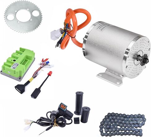 Electric Brushless Motor Kit 48V 2000W 4300RPM, 48V Mid Drive Motor with BLDC Controller 80A, Electrit Motor Kit for Go Kart Scooter Ebike DIY Part Conversion Kit in Saudi Arabia