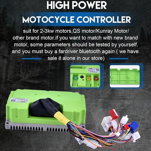 Electric Brushless Motor Kit 48V 2000W 4300RPM, 48V Mid Drive Motor with BLDC Controller 80A, Electrit Motor Kit for Go Kart Scooter Ebike DIY Part Conversion Kit in Saudi Arabia