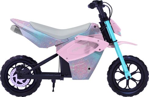 HOVER-1 My First Dirt Bike بمحرك بقوة 300 واط، وسرعة قصوى تبلغ 9 ميل في الساعة، ومدى 9 أميال، وإطارات للطرق الوعرة مقاس 12.5 بوصة in Kuwait