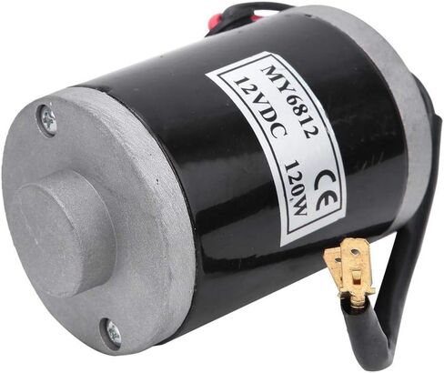 Motor 12V 120W, MY6812 Electric Brushed Motor High Speed Small Brush Motor with Belt Pulley Electric Scooter E Bike Accessory, Pulse 12v Motor for Scooter in Saudi Arabia