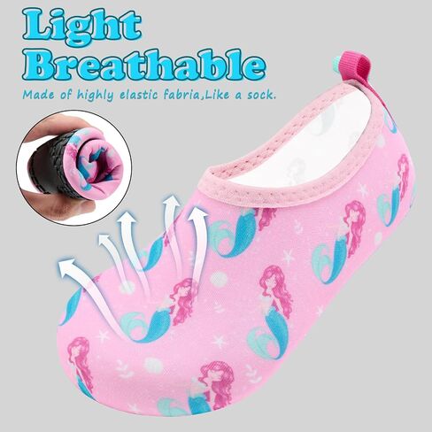 Deevike Kids Water Shoes Boys Grils Barefoot Quick Dry Aqua Socks Beach Shoes for Toddler Sports Swim Surf Outdoor Walking in Saudi Arabia
