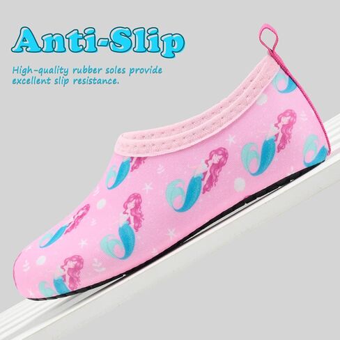Deevike Kids Water Shoes Boys Grils Barefoot Quick Dry Aqua Socks Beach Shoes for Toddler Sports Swim Surf Outdoor Walking in Saudi Arabia