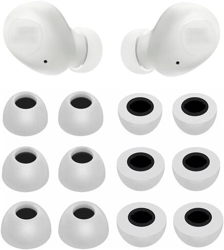 ALXCD Foam Ear Tips Compatible with JBL VIBE Buds Earbuds, 6 Pairs S/M/L Sizes Replacement Soft Noise Isolation Memory Foam Earbuds Tips Eartips Foam Tips, Compatible with JBL VIBE Buds 6 Pairs Black in Kuwait