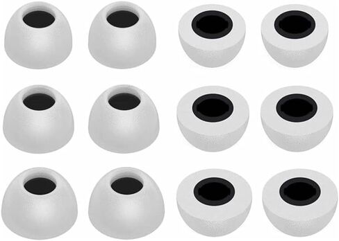 ALXCD Foam Ear Tips Compatible with JBL VIBE Buds Earbuds, 6 Pairs S/M/L Sizes Replacement Soft Noise Isolation Memory Foam Earbuds Tips Eartips Foam Tips, Compatible with JBL VIBE Buds 6 Pairs Black in Kuwait