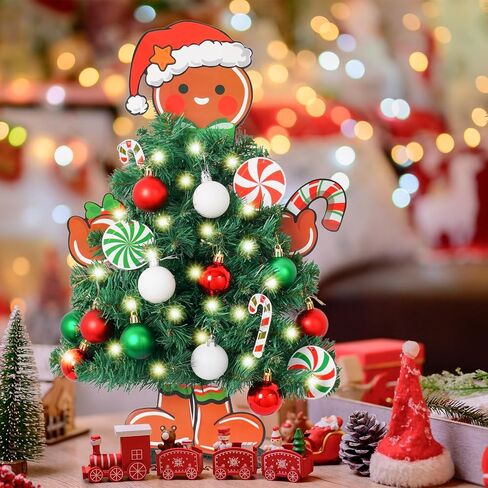 Nightmare Before Christmas Mini Tree Jack Head Arms and Legs Xmas Tree Decorative Tabletop Tree with Light Small Tree for Indoor Home Decorations Gothic Themed Party in Saudi Arabia