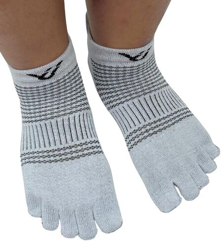 Vii Promax Toe Socks | Marathon Trekking Gym | Lightweight No-Show Toe Socks for Long Workout | Blister Free | Unisex in Saudi Arabia