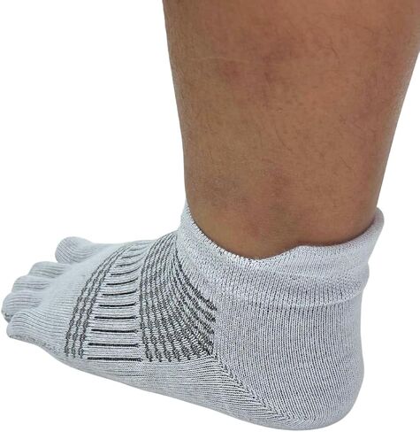 Vii Promax Toe Socks | Marathon Trekking Gym | Lightweight No-Show Toe Socks for Long Workout | Blister Free | Unisex in Saudi Arabia