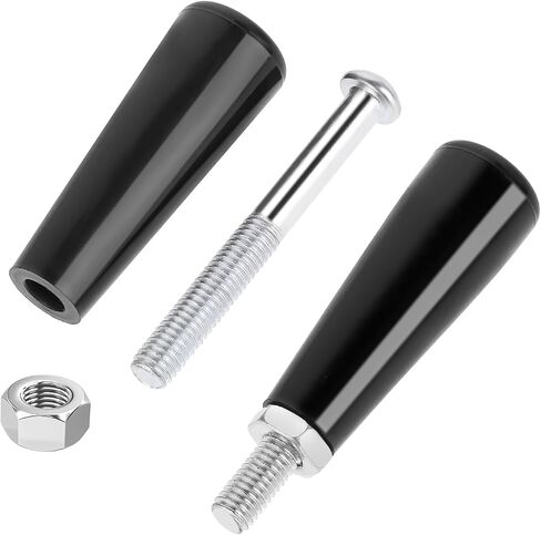 Vin Beauty مقبض دوار مقبض عقارب مع M8 جذع ملولب ذكر، 2 قطعة M8 مقبض خيط مقابض دوارة لمقطورة القارب جاك آلة النجارة، آلات طحن الإسكان الخلفي، 47 مم in Saudi Arabia
