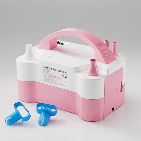 Balloon Pump - Electric Dual Nozzle Air Pump for Balloon, Portable Balloon Blower Save Time and Effort, Balloon Inflator for Parties and Decorations - 110V-120V, 600W in Saudi Arabia