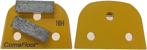 Concrete Floor Grinding Disc, Diamond Metal Grinding Shoes for Concrete Preparation, Compatible with Lavina/Onfloor Grinders, Double Bar 30/40 Grit Medium Bond, Pack of 9 in Saudi Arabia