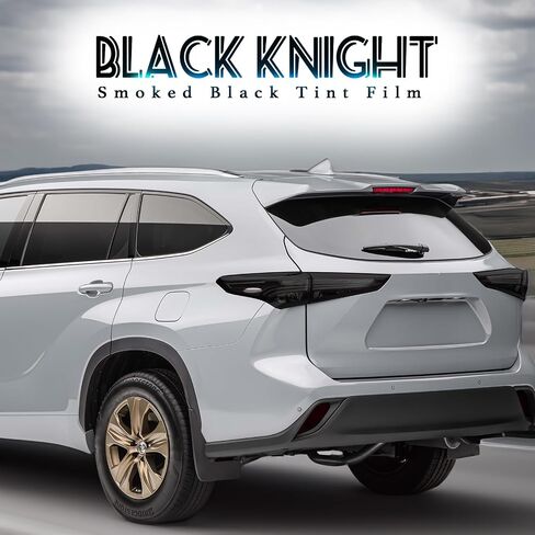Precut Tint Kit Film Fit for Toyota Highlander 2020-2022 Accessories with Gloss Dark Smoke Wrap Overlay Cover Vinyl Decals Exterior Parts (Tail Light) in Saudi Arabia