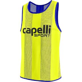 Capelli Sport Youth Sports Pinnie, Team Scrimmage Mesh Practice Vest for Soccer, Football, and Basketball