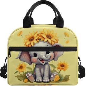 Dolphin Lunch Box for Girls 6-8/8-10 Years Old Sea Lunch Bag Kids 3Rd Grade/4Th Grade Lunchbag Women Picnic Food Handbags Case