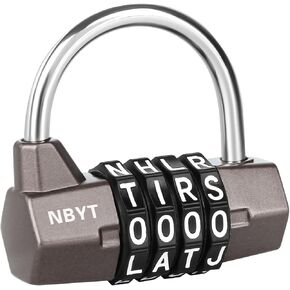 letter combination padlock, gym changing cabinet, school wardrobe, storage cabinet, toolbox, word padlock can reset code.