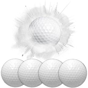 Golf Ball Prank Exploding Golf Balls 4 Pack Gag Golf Ball Gift Funny Golf Accessories, Golf Bag Accessories, Exploding Prank Golf Balls 4 Pack Joke Golf Ball Fun for Men and Women