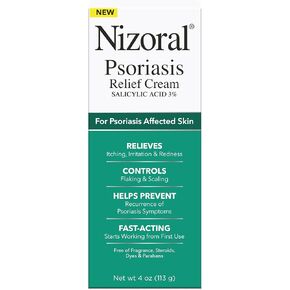 Nizoral Psoriasis Relief Cream- Relieves Itching, Irritation & Redness and Controls Flaking and Scaling with Maximum Strength Medicine (Salicylic Acid 3%), 4 Fl Oz