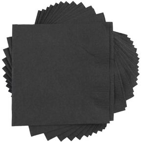 JAM PAPER Medium Lunch Napkins - 6 1/2 x 6 1/2 - Gold - 40/Pack