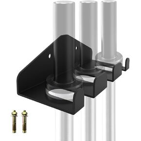Barbell Storage Rack, Vertical Hanging Barbell Rack, Heavy Duty Wall Mounted Barbell Holder, Olympic Wall Mount Barbell Holder Space Saving Bar Holder Suitable for Garage, Gym, Home Fitness