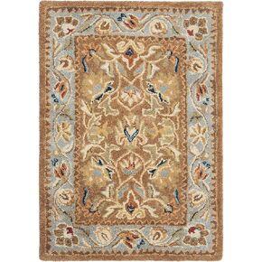 SAFAVIEH Bergama Collection 2'3" x 8' Ivory / Ivory BRG161B Handmade Oriental Premium Wool Runner Rug