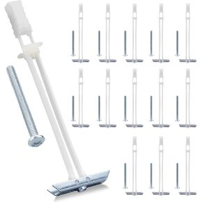 Drywall Anchor with Included Bolts for 1/4"-20 Fastener Size, Heavy Duty Hollow Drywall Anchors kit for TV Mounting, Stainless Steel Wall Anchors Holds Up to 270 Pounds Each in 1/2-in Drywall-100 Pack