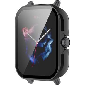 Cases Compatible with Amazfit GTS 3 Protectors Soft TPU Scratched Resistant Protective Cover Screen Protector Case for Amazfit GTS 3 Accessories (Clear)